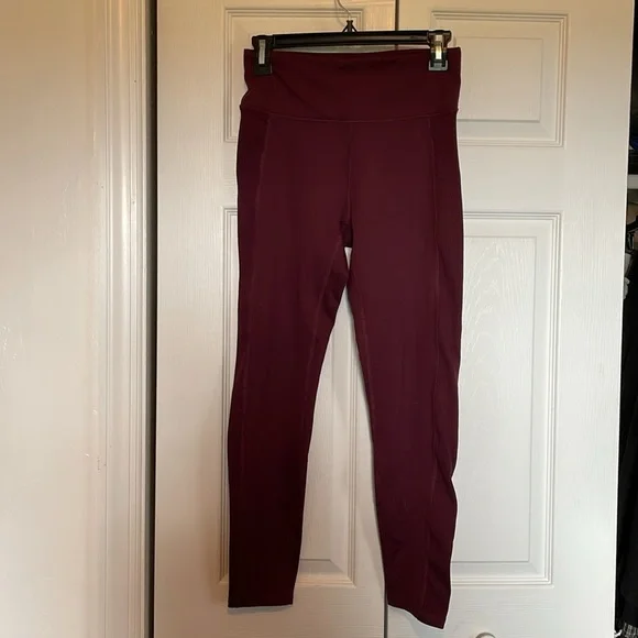 3 pr Women’s sz M yoga Leggings bundle Athletic compression ankle 22-25” inseam - Picture 12 of 15